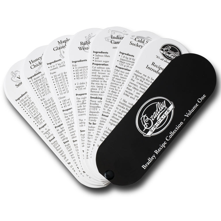 Bradley-Rezepte in einem Fächer