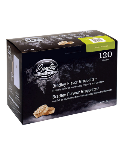 Apfelbisquetten für Bradley Smoker