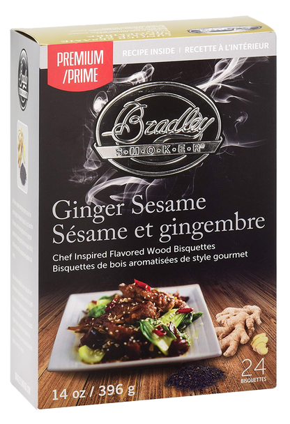 Ingwer-Sesam-Bisquettes für Bradley Smokers